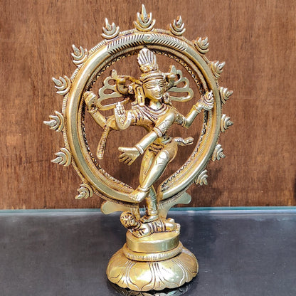 Brass Superfine Nataraja Sculpture 6"