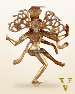 Brass Superfine Nataraja Statue - 11.5" enhanced Sculpture
