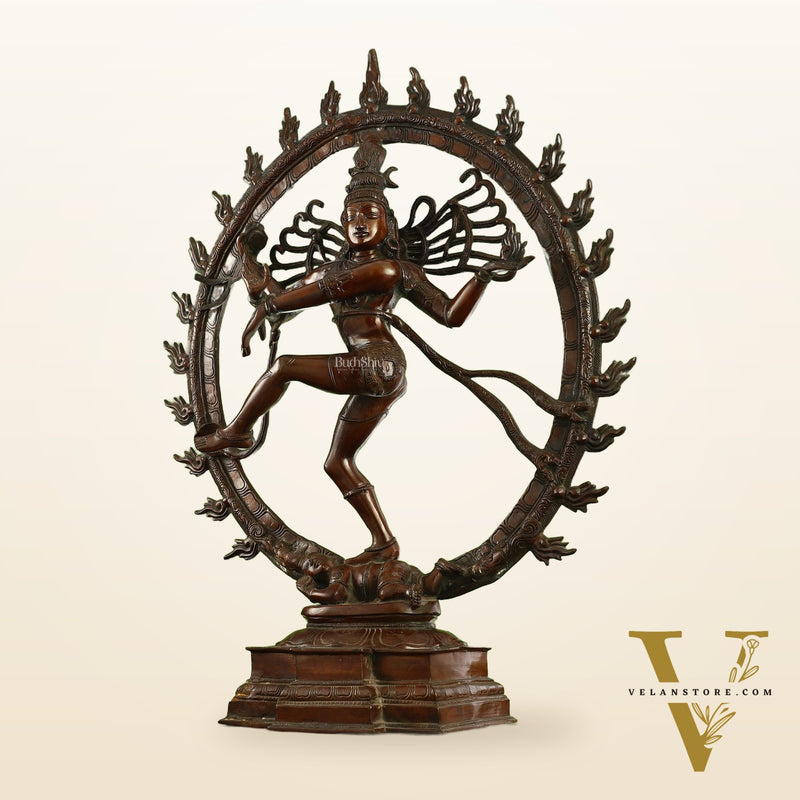 Brass Superfine Nataraja Statue 25" Exclusive Antique