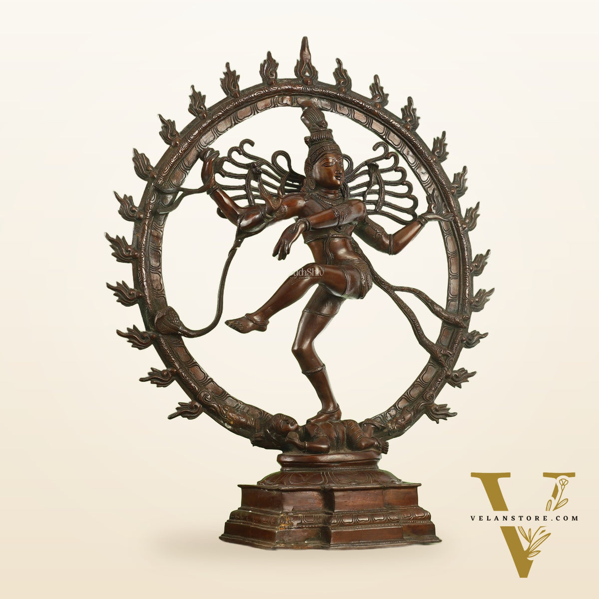 Brass Superfine Nataraja Statue 25" Exclusive Antique