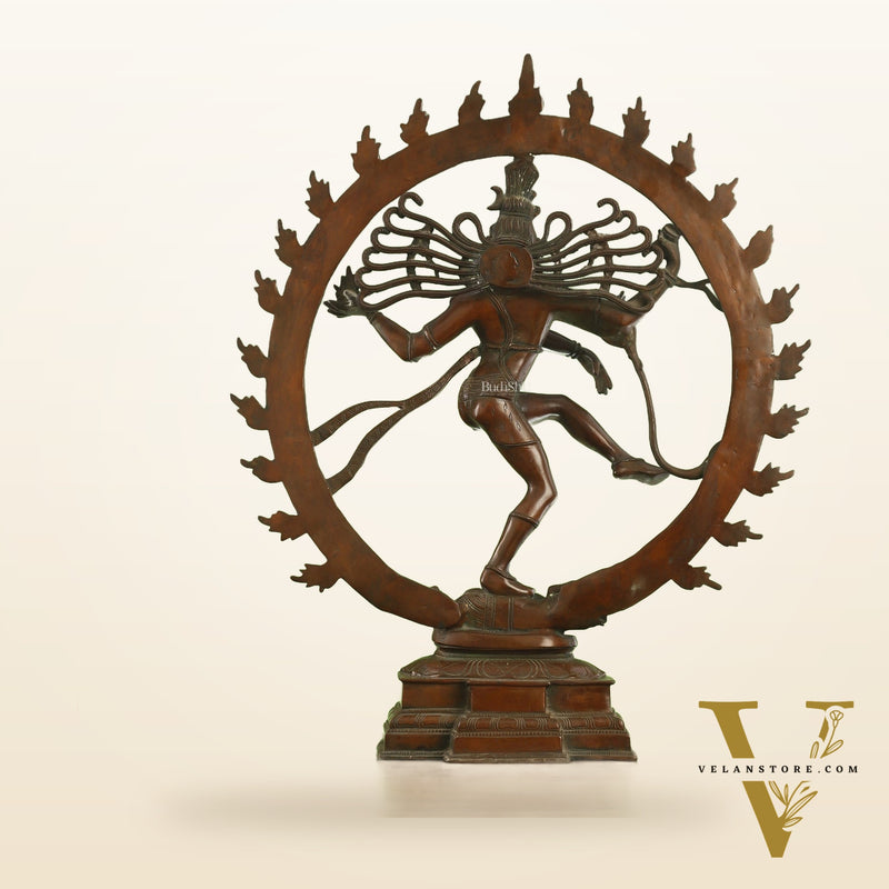 Brass Superfine Nataraja Statue 25" Exclusive Antique