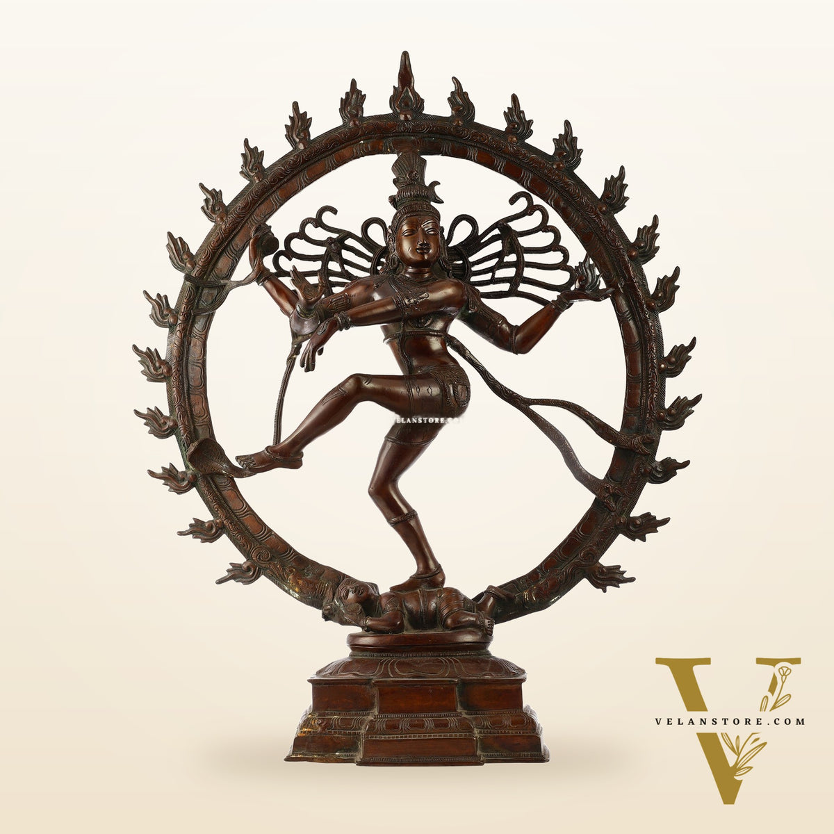 Brass Superfine Nataraja Statue 25" Exclusive Antique
