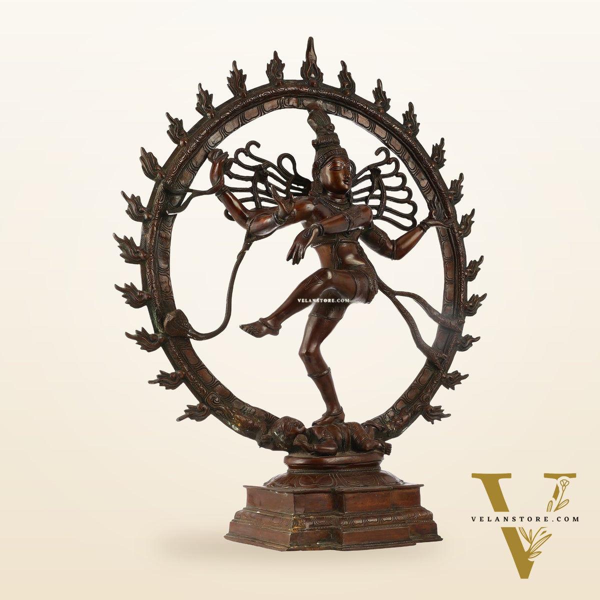 Brass Superfine Nataraja Statue 25" Exclusive Antique