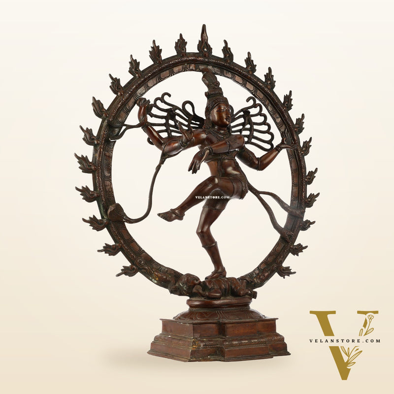 Brass Superfine Nataraja Statue 25" Exclusive Antique