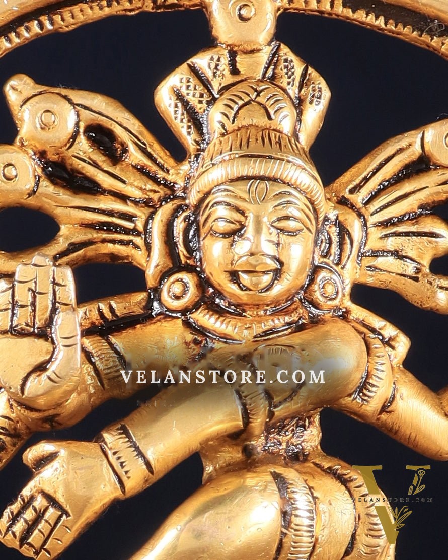 Brass Superfine Nataraja Statue – 5.5" x 4.5" x 2" | Small Yet Intricately Carved