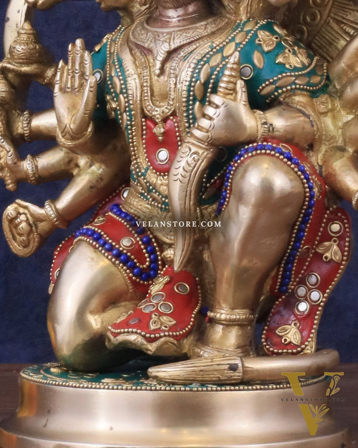 Brass Superfine Panchmukhi Hanuman 11 " statue