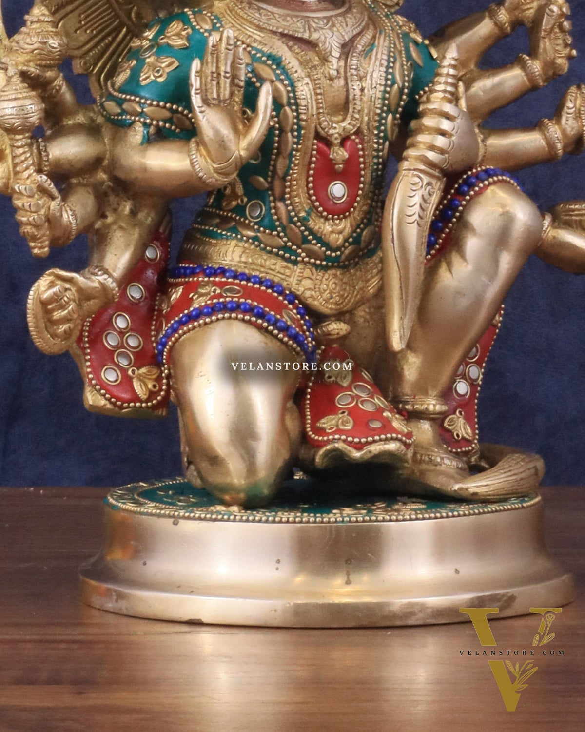 Brass Superfine Panchmukhi Hanuman 11 " statue