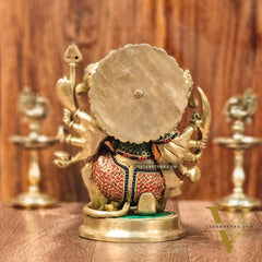Brass Superfine Panchmukhi Hanuman 11 "
