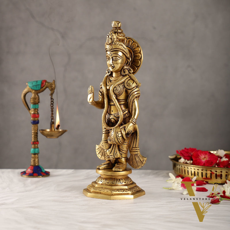 Brass superfine Radha Idol 11 inch