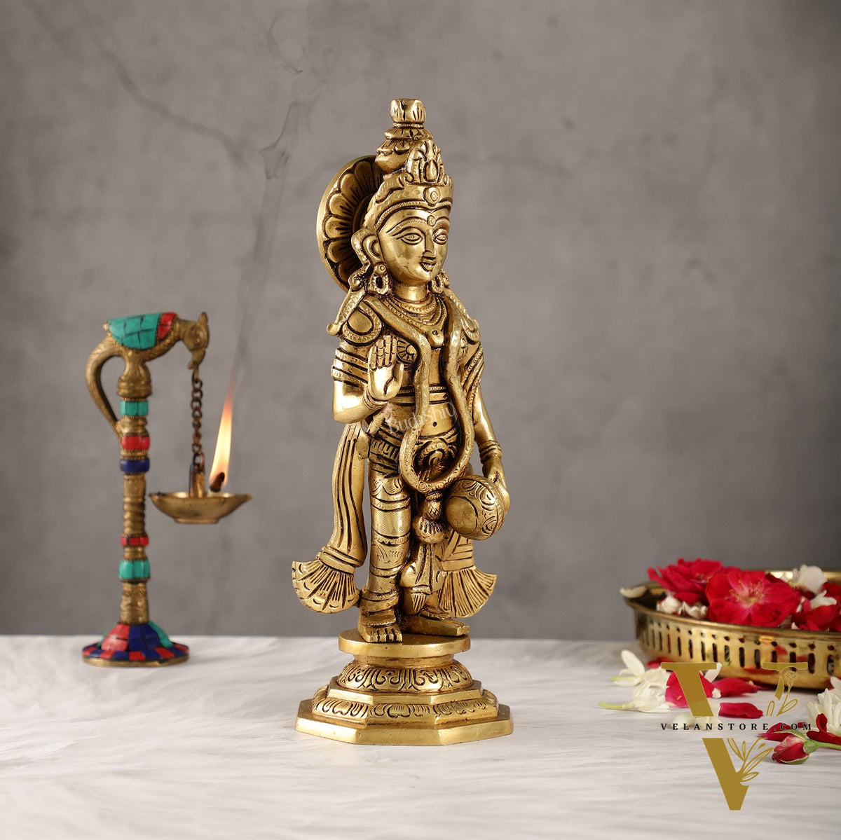 Brass superfine Radha Idol 11 inch