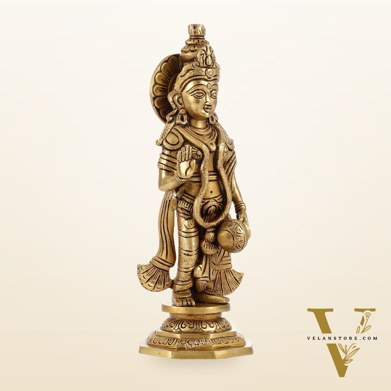 Brass superfine Radha Idol 11 inch