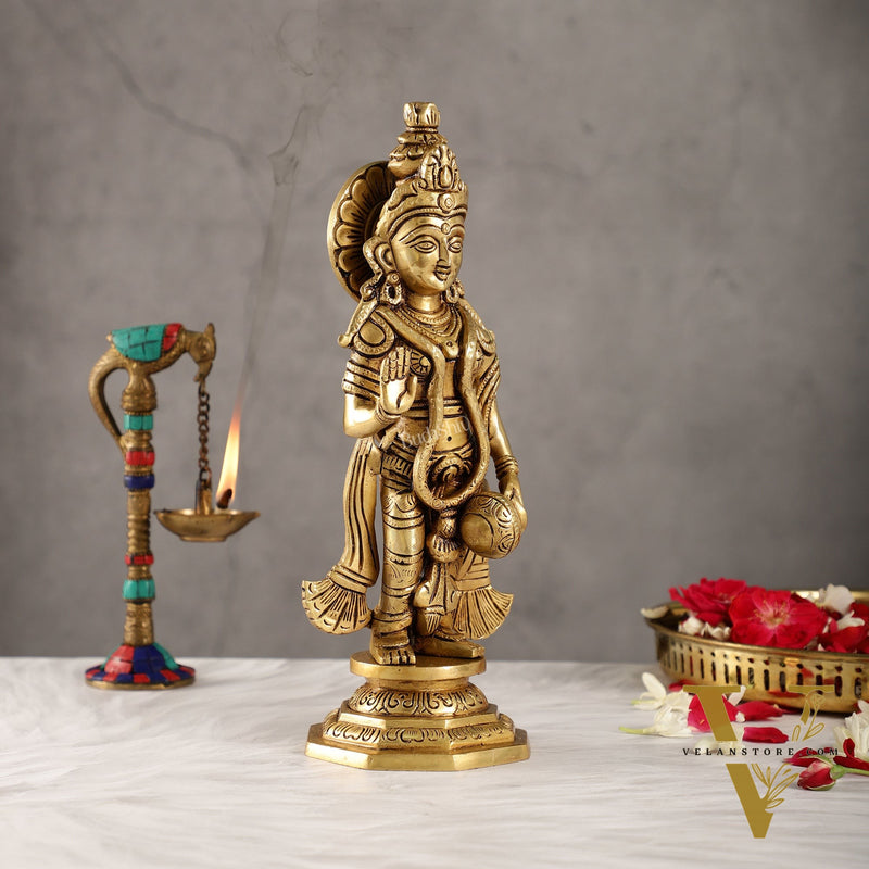 Brass superfine Radha Idol 11 inch