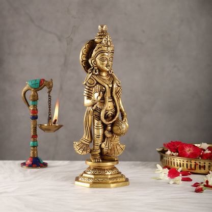 Brass superfine Radha Idol 11 inch