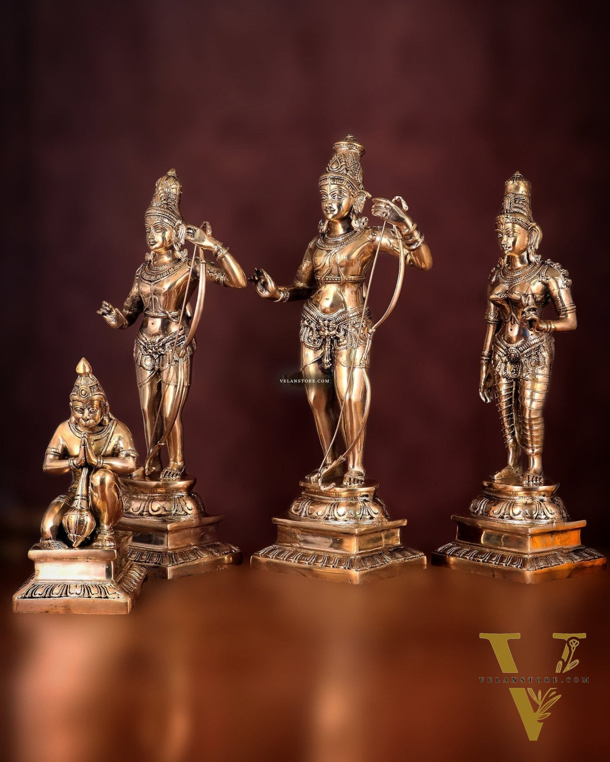 Brass Superfine Ram Darbar 23 inch/ 2 feet antique charm