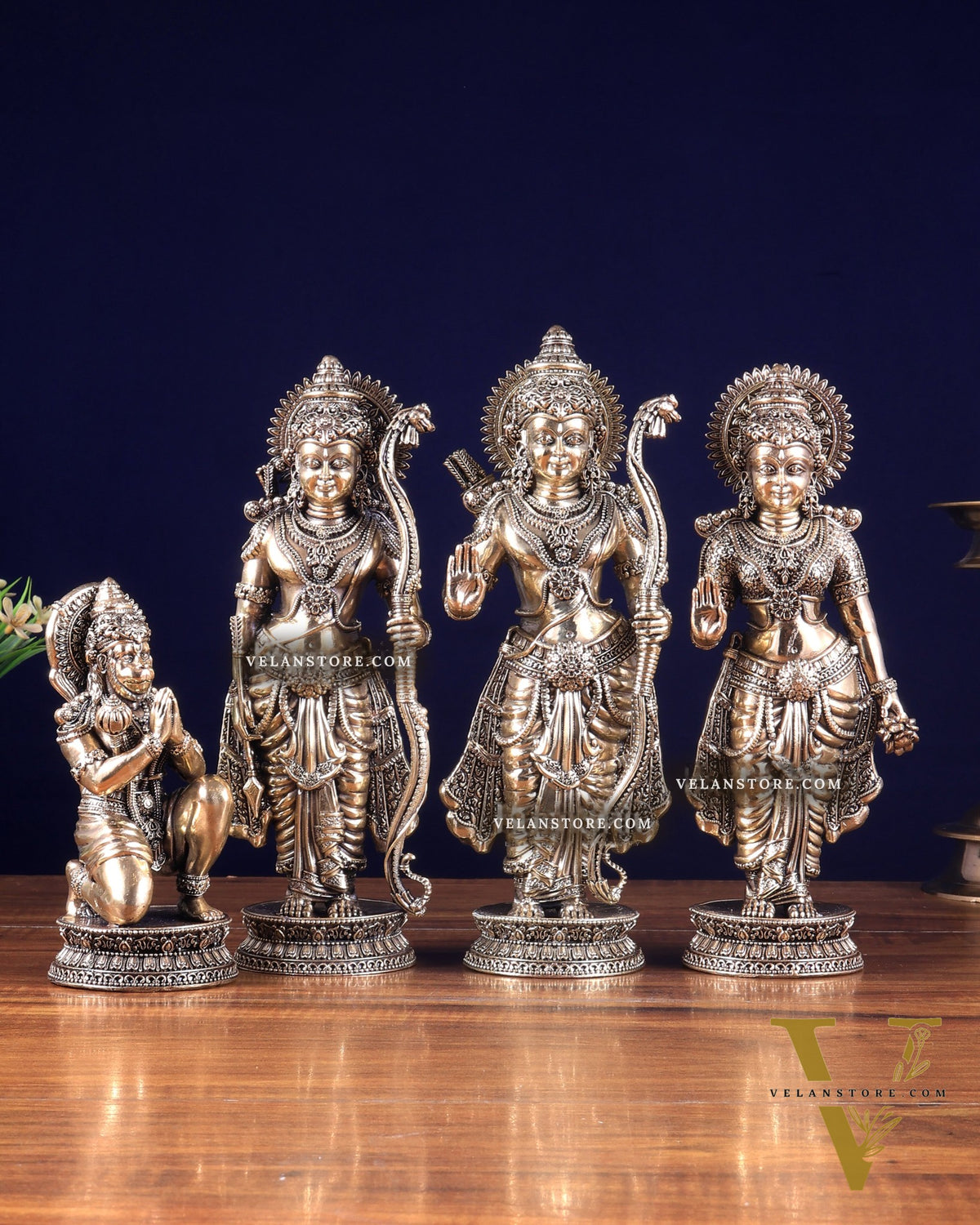 Brass Superfine Ram darbar idol set 10 inch