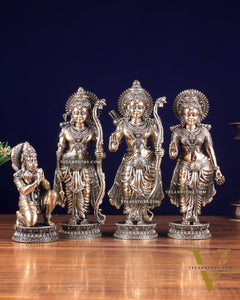 Brass Superfine Ram darbar idol set 10 inch