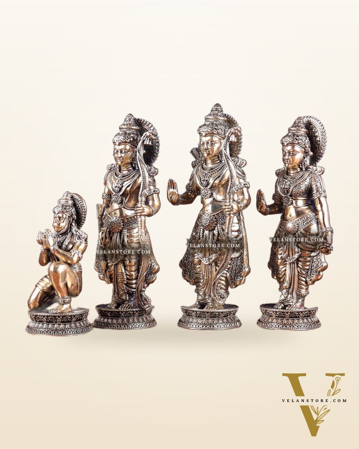 Brass Superfine Ram darbar idol set 10 inch