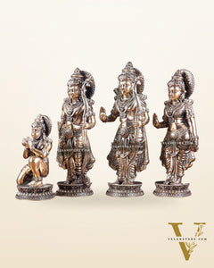 Brass Superfine Ram darbar idol set 10 inch