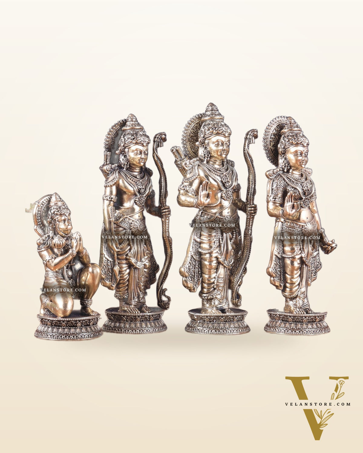Brass Superfine Ram darbar idol set 10 inch