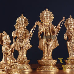Brass Superfine Ram Darbar Idol Set – 12 Inch, 10.5 Kg