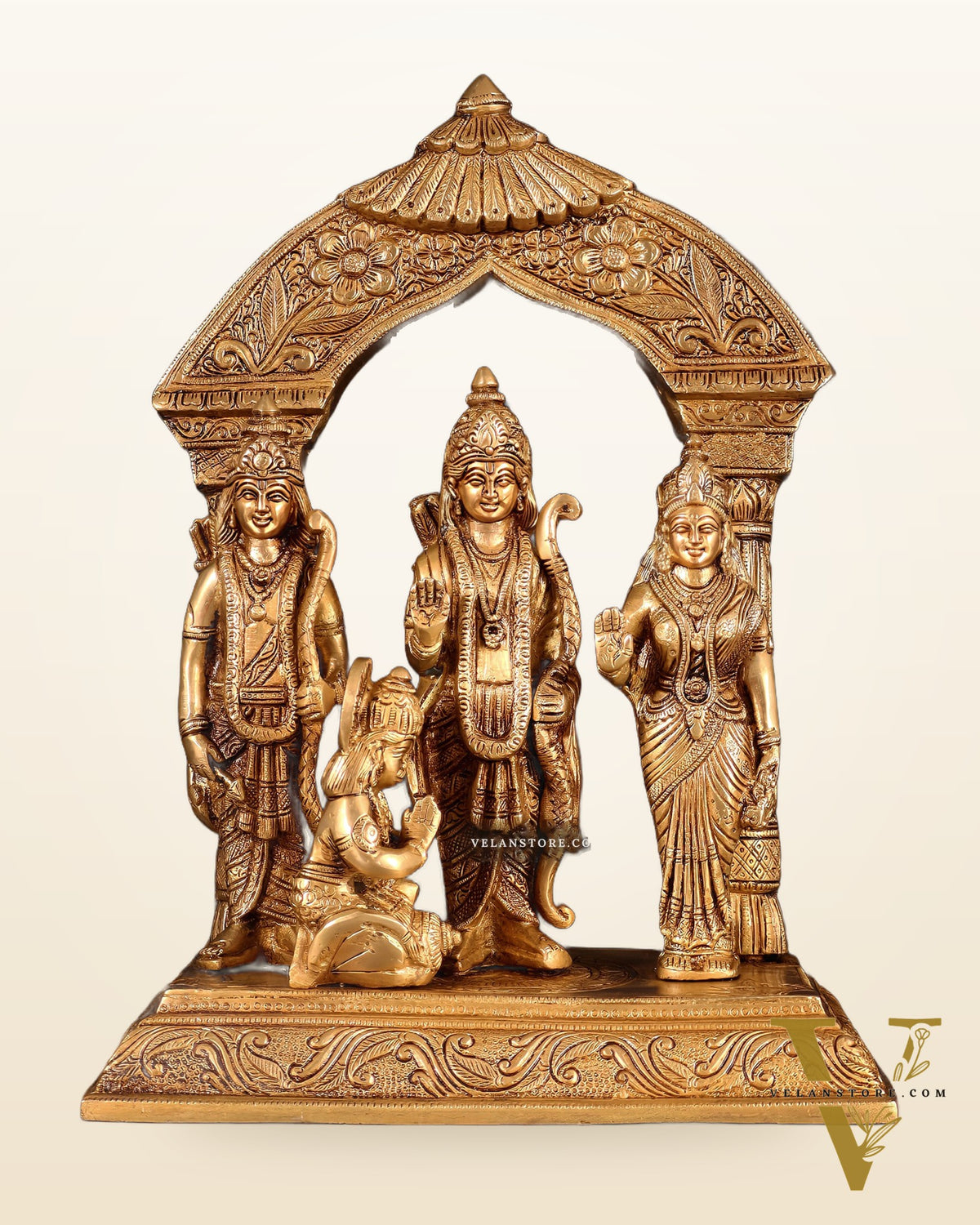 Brass superfine Ram Darbar Statue 12 inch