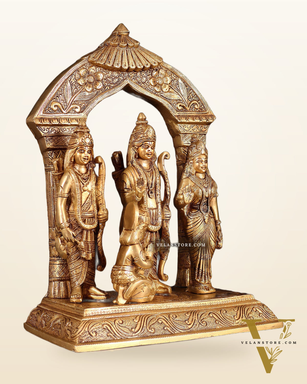 Brass superfine Ram Darbar Statue 12 inch