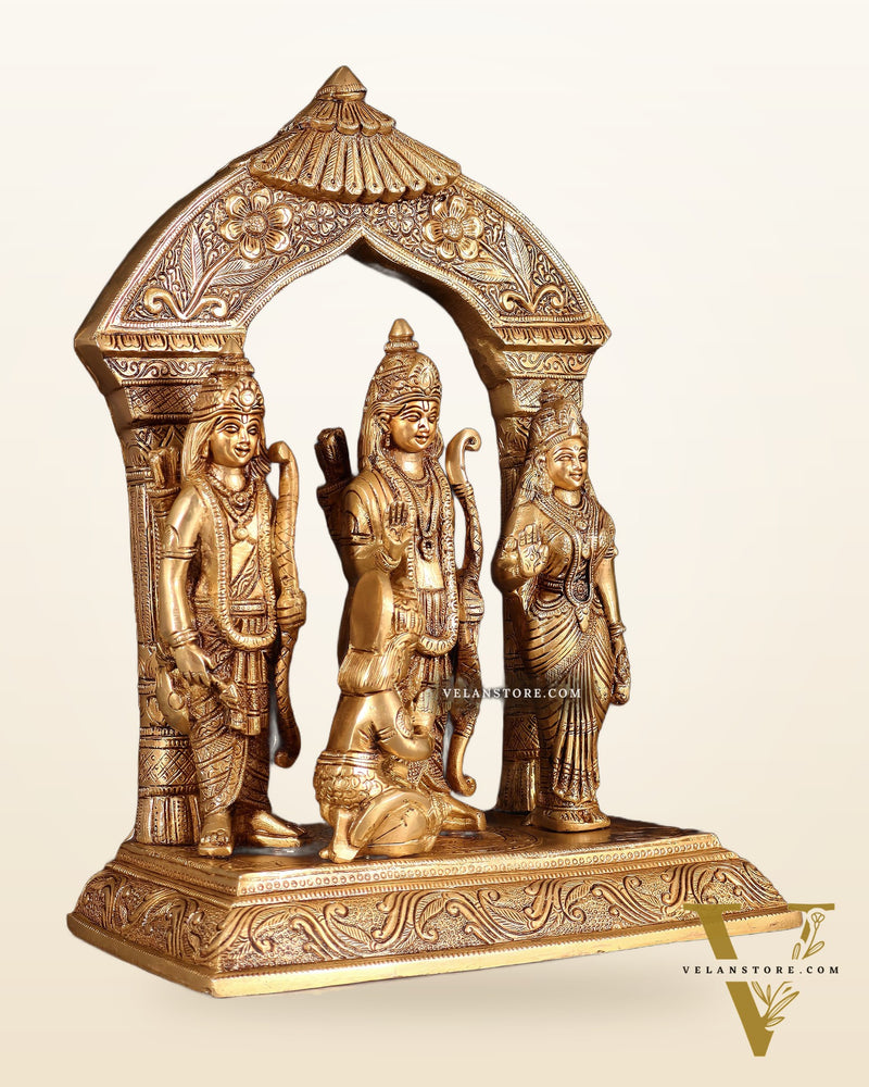 Brass superfine Ram Darbar Statue 12 inch