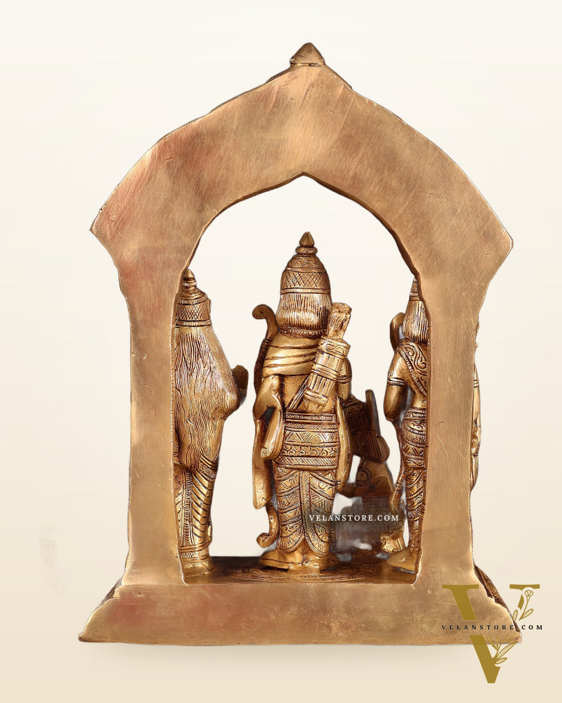 Brass superfine Ram Darbar Statue 12 inch