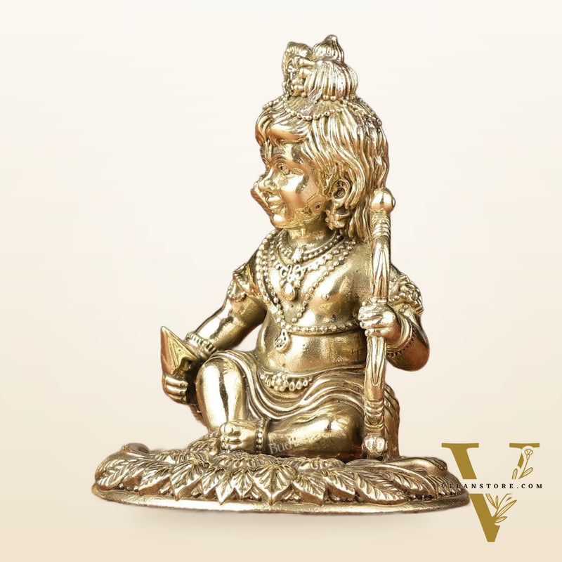 Brass Superfine Ram Lalla Idol | 3.5"