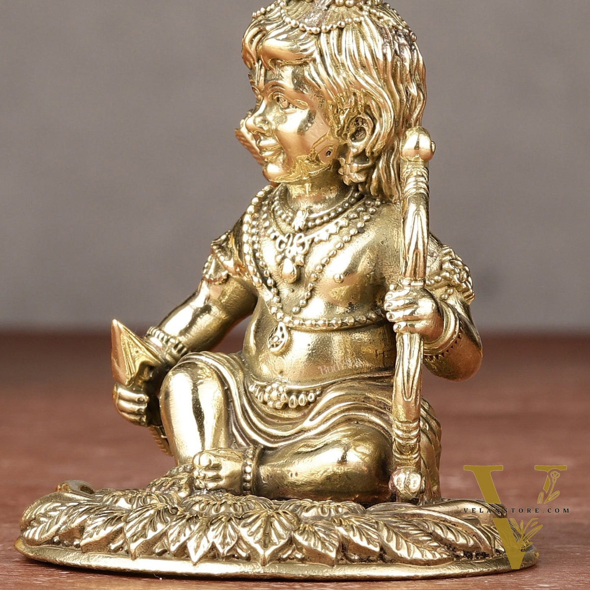 Brass Superfine Ram Lalla Idol | 3.5"
