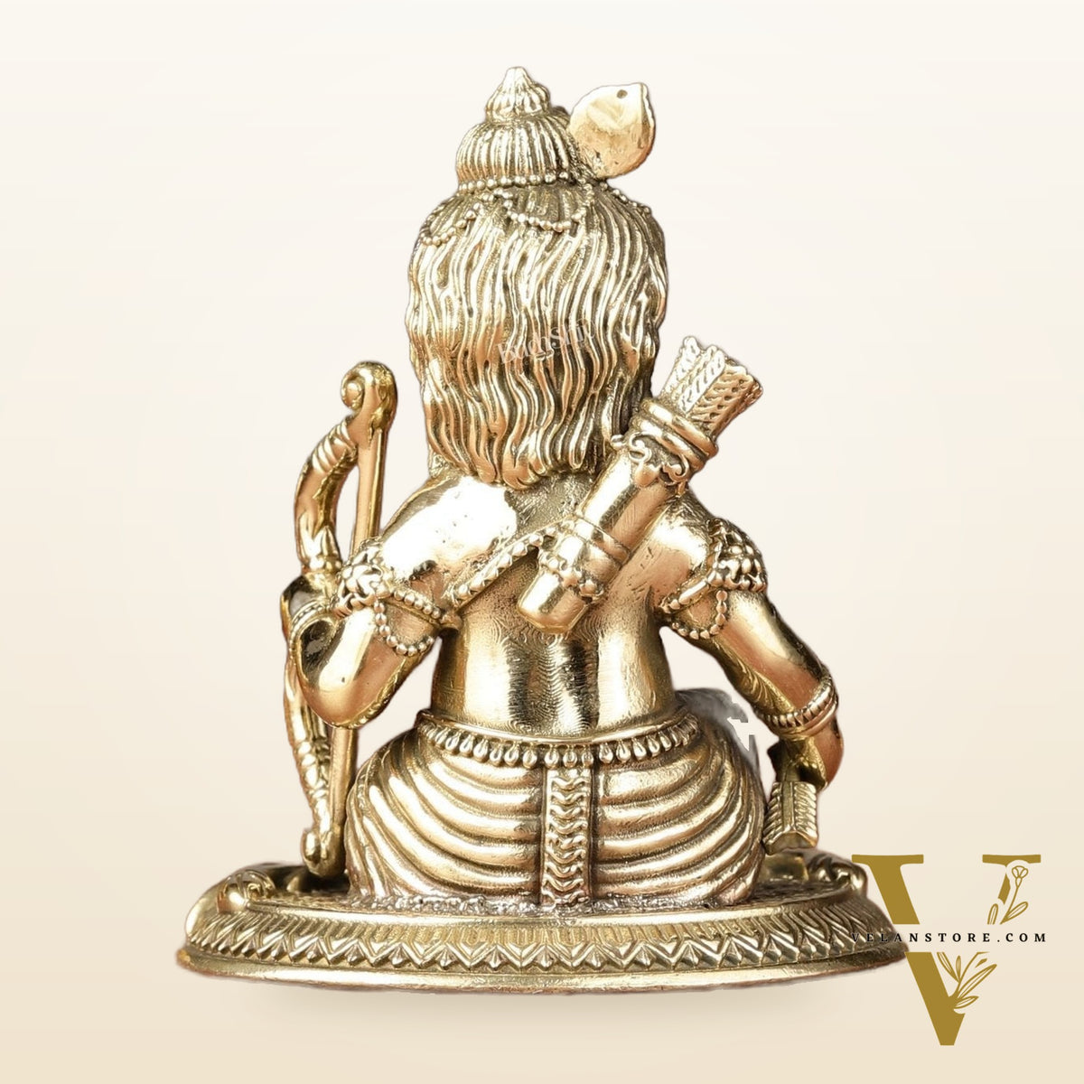 Brass Superfine Ram Lalla Idol | 3.5"