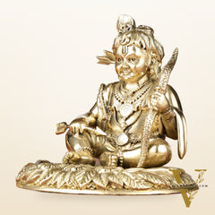 Brass Superfine Ram Lalla Idol | 4"