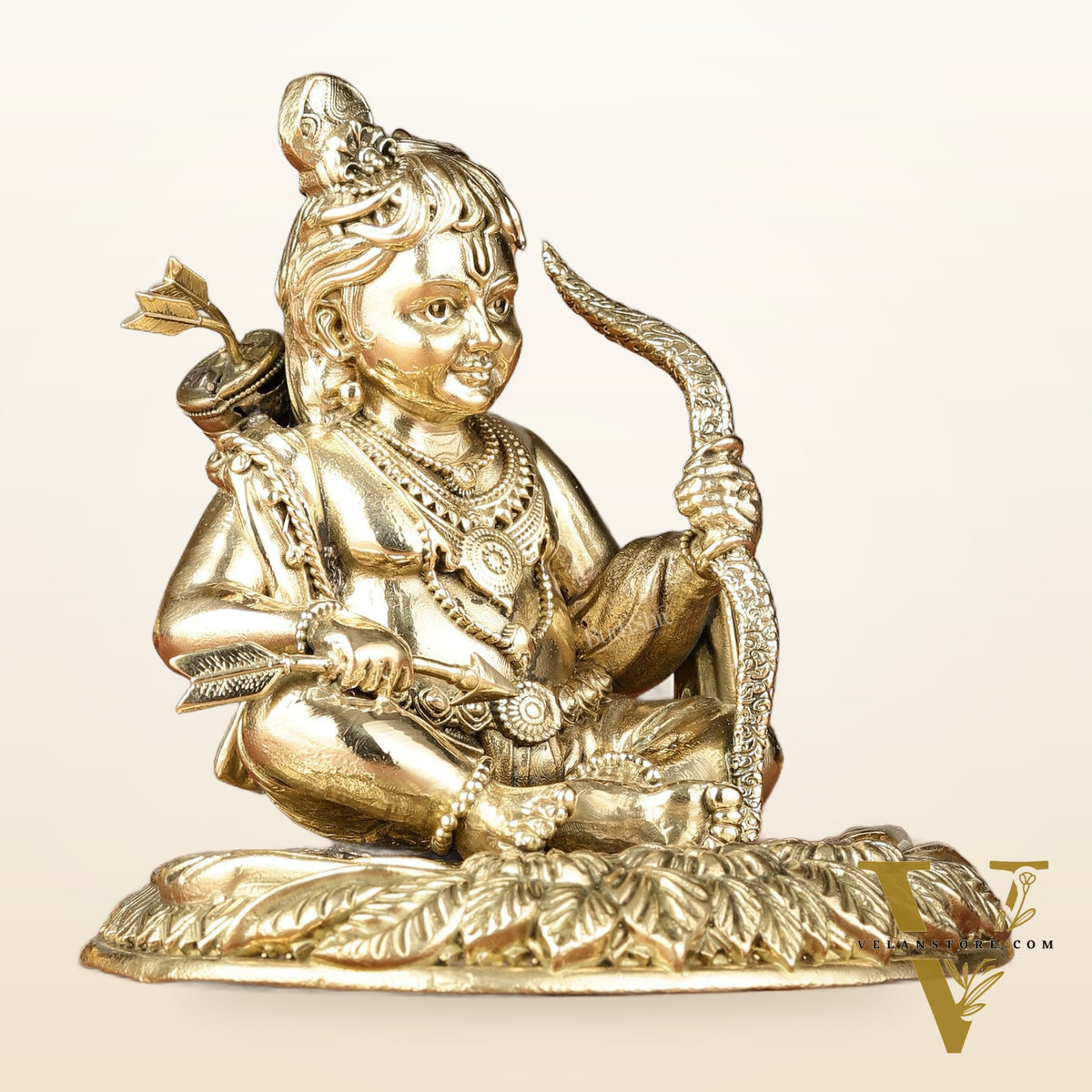 Brass Superfine Ram Lalla Idol | 4"