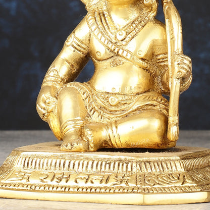 Brass superfine Ram Lalla idol 6 inch