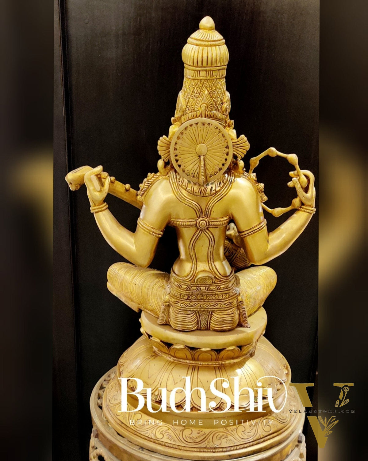 Brass Superfine Saraswati statue 24 inch
