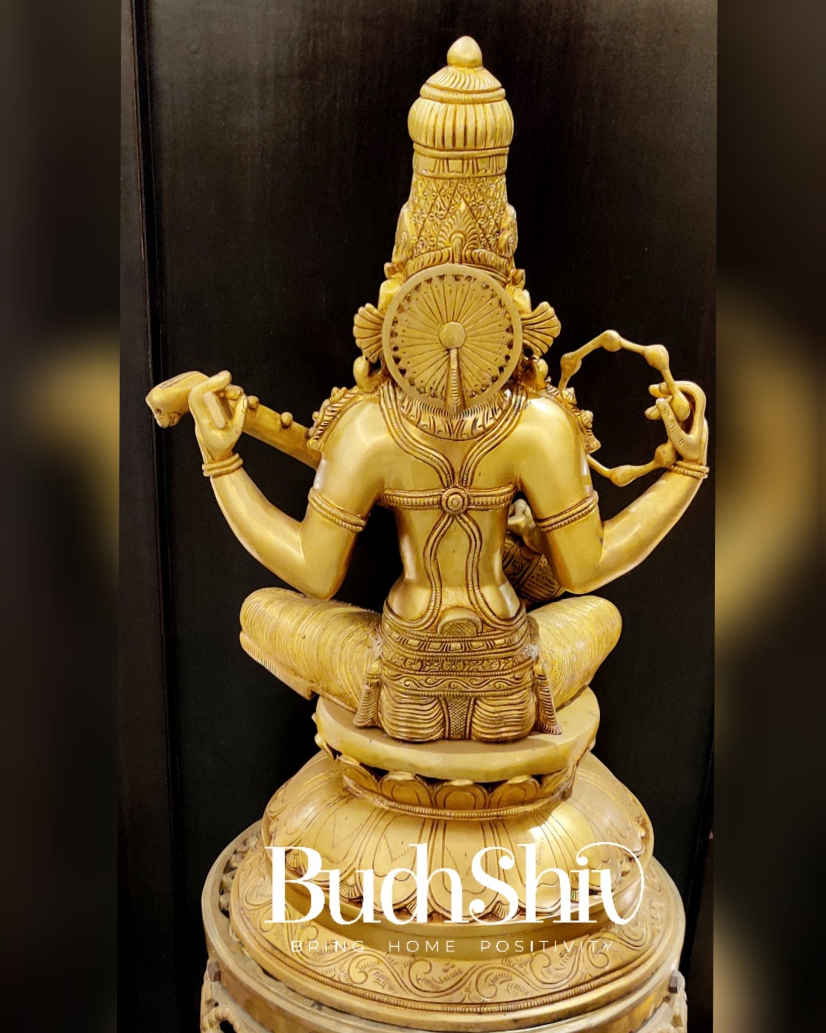 Brass Superfine Saraswati statue 24 inch