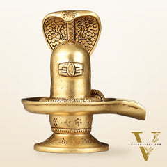 Brass Superfine Shiv Ling - 6"