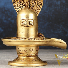 Brass Superfine Shiv Ling - 6"