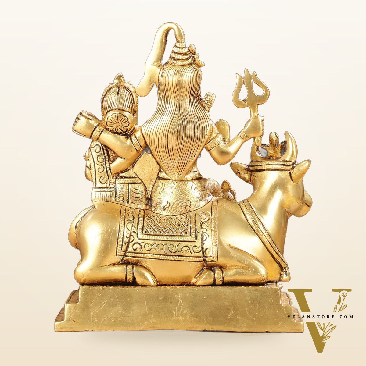 Brass superfine Shiva Parivar Statue| 8.5" Height