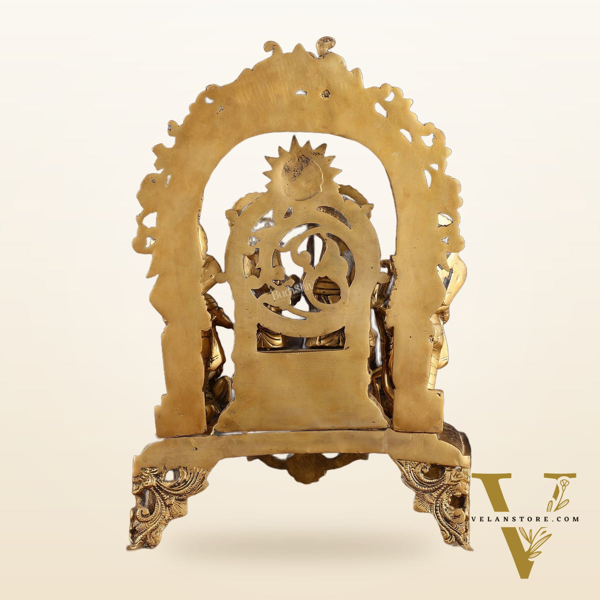 Brass Superfine Shri Ram Darbar Idol - 16 Inch (Ramapatabhishekam)