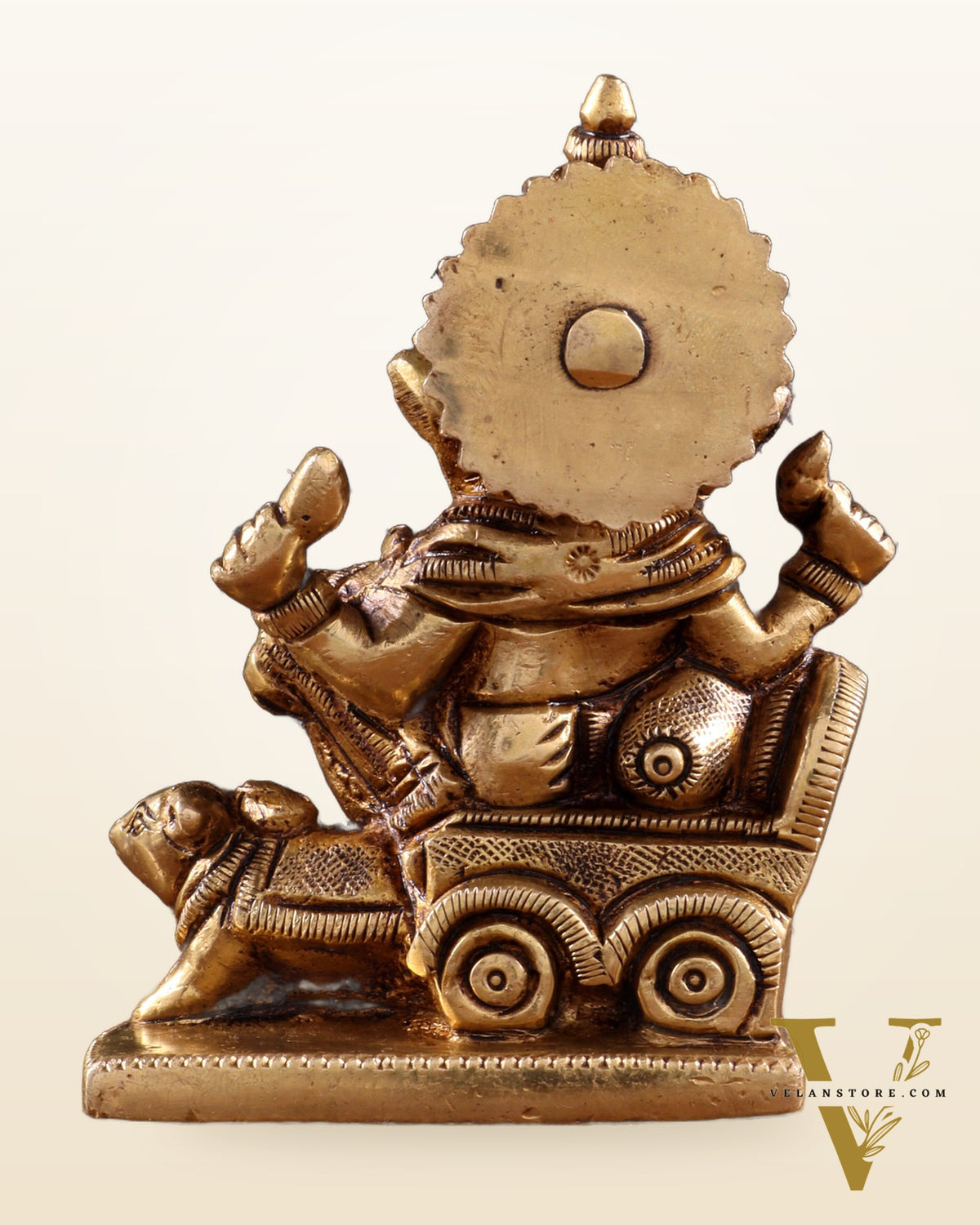 Brass superfine Small Ganesha Idol | Height 3.5 inch