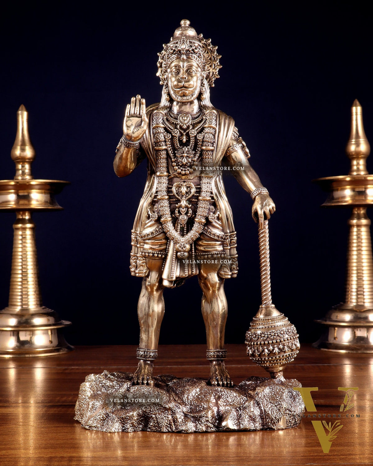 Brass Superfine Standing Bahubali Hanuman Statue 12 inch