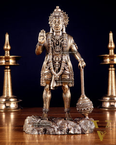 Brass Superfine Standing Bahubali Hanuman Statue 12 inch
