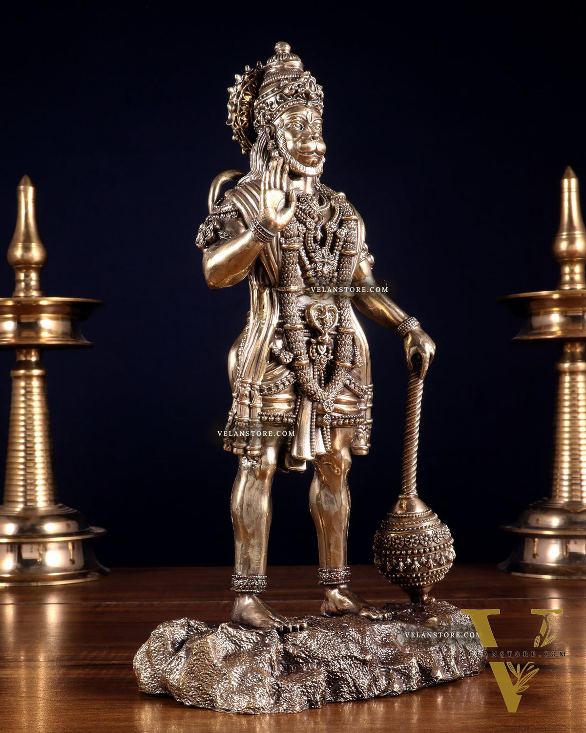 Brass Superfine Standing Bahubali Hanuman Statue 12 inch