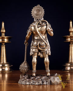 Brass Superfine Standing Bahubali Hanuman Statue 12 inch