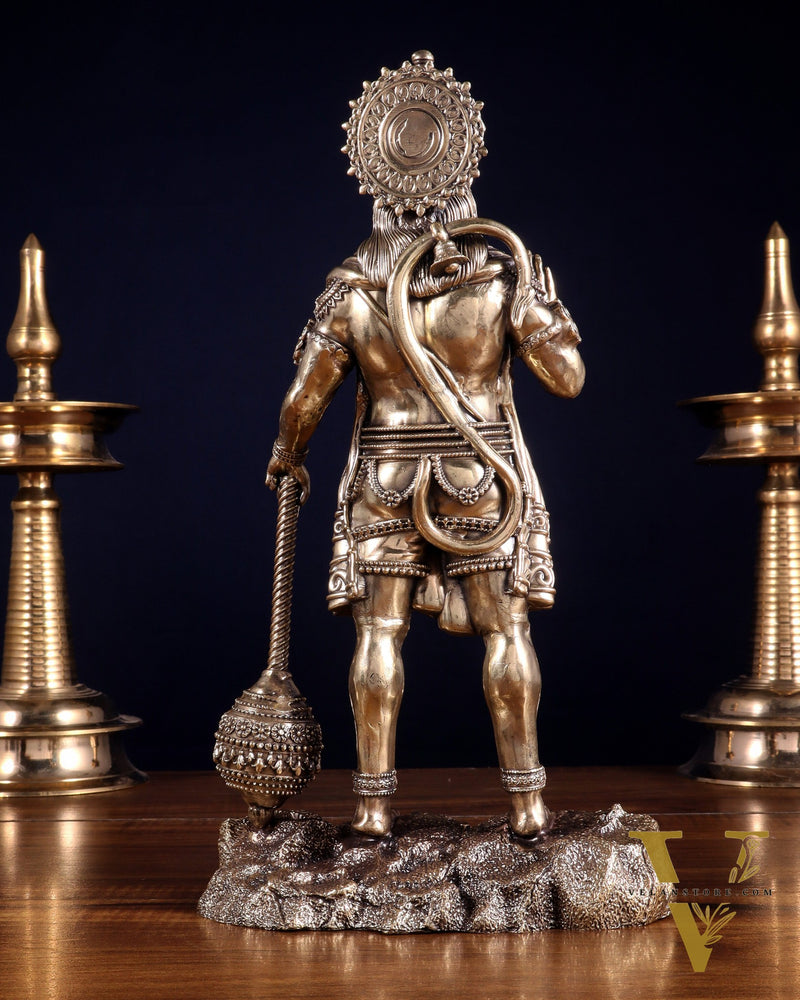 Brass Superfine Standing Bahubali Hanuman Statue 12 inch