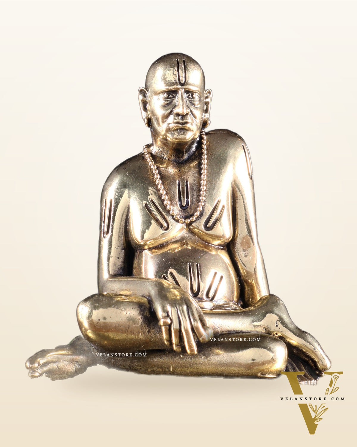 Brass Superfine Swami Samarth Idol 4 inch