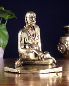 Brass Superfine Swami Samarth Idol 4 inch