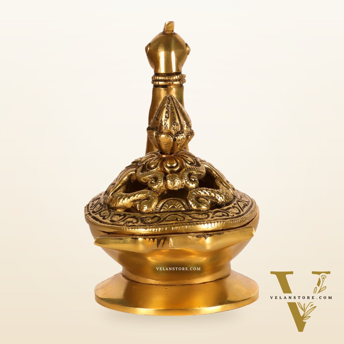 Brass Superfine Swan Shaped dhoopdani loban burner