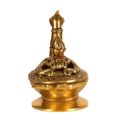 Brass Superfine Swan Shaped dhoopdani loban burner